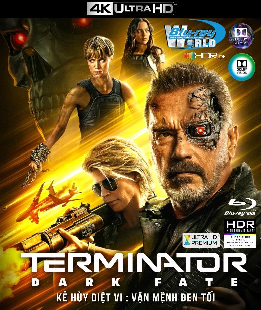 4KUHD-535. Terminator: Dark Fate 2019 - Kẻ Hủy Diệt VI : Vận Mệnh Đen Tối 4K-66G (TRUE- HD 7.1 DOLBY ATMOS - DOLBY VISION)